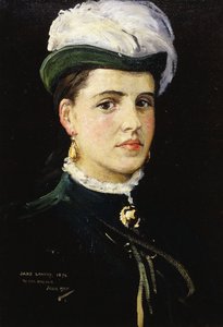 Posthumes Porträt von Jane Lavery von John Lavery