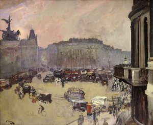 Die Wintersonne, Hyde Park Corner von John Lavery