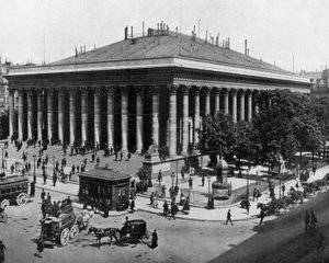 Börse in Paris, ca. 1900