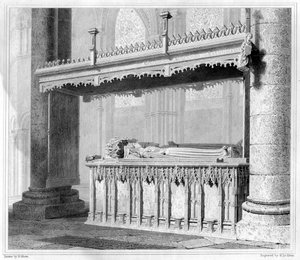 Grab von Heinrich IV. und seiner Königin Johanna von Navarra in der Kathedrale von Canterbury