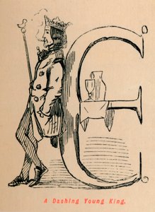 Ein schneidiger junger König, um 1860