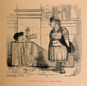 Archimedes nimmt ein warmes Bad, 1852