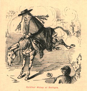 Kardinal Wolsey in Boulogne, 1897 von John Leech