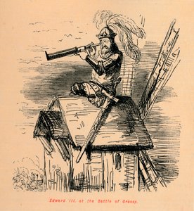 Eduard III. in der Schlacht von Cressy, um 1860