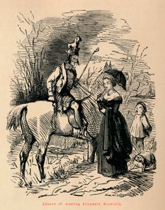 Edward IV trifft Elizabeth Woodville, ca. 1860