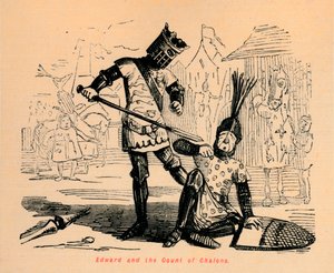 Edward und der Graf von Chalons, um 1860, um 1680