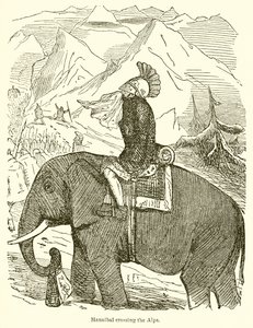 Hannibal überquert die Alpen