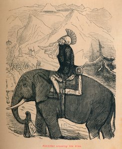 Hannibal überquert die Alpen, 1852