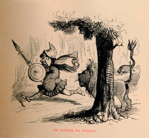 Ida verlässt sein Königreich, um 1860