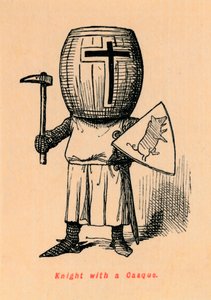 Ritter mit einem Helm, ca. 1860
