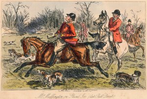 Mr. Muffington auf Placid Joe, 1865 von John Leech
