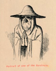 Porträt eines der Kardinäle, ca. 1860 von John Leech