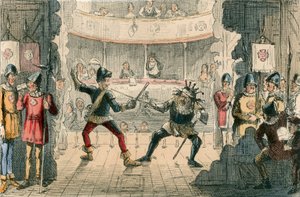 Die Schlacht von Bosworth, Eine Szene im großen Drama der Geschichte von John Leech