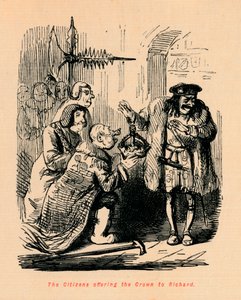 Die Bürger bieten Richard die Krone an