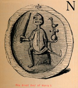 Das große Siegel von Heinrich I., um 1860