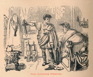 Titus bedroht Pomponius