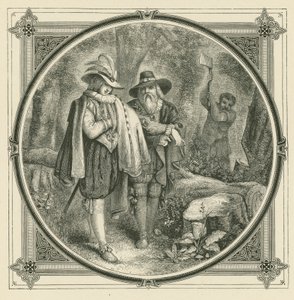 Ein Schlag fällt keine Eiche (Gravur) von John Leighton