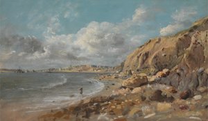 Küstenszene bei Cullercoats nahe Whitley Bay