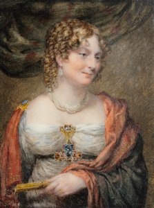 Porträt von Anne Law geb. Towry, 1. Lady Ellenborough, um 1821