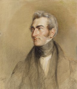 Porträt von Chambers Hall, 1835 von John Linnell
