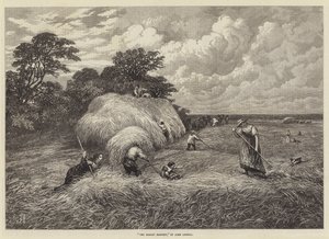 Die Gerstenernte von John Linnell