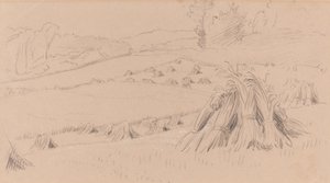 Das Erntefeld von John Linnell