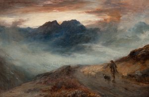 Nebel auf den Bergen