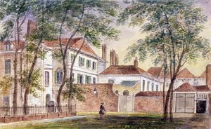 Ansicht des Hauses und Museums der verstorbenen Herzogin von Portland (1715-1785) 1796 von John Mallord Bromley