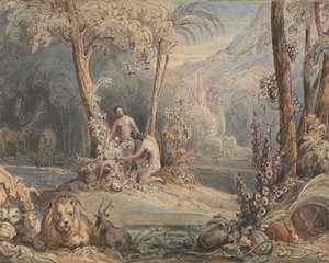 Adam und Eva von John Martin