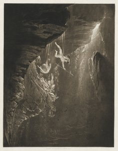 Der Fall der rebellischen Engel, Paradise Lost, Buch 1, Zeile 44 von John Martin