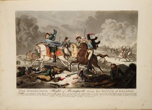 Die Flucht Bonapartes aus der Schlacht von Krasnoi, 1814