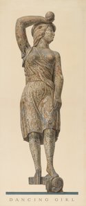 Zirkuswagenfigur: "Tanzendes Mädchen"