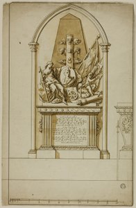 Entwurf für ein nicht ausgeführtes Grabdenkmal für den ersten Herzog von Marlborough von John Michael Rysbrack