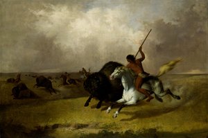 Büffeljagd auf den südwestlichen Prärien