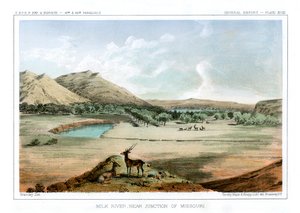Milk River, in der Nähe der Mündung des Missouri, 1856