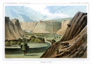 Der Marias River, Montana, USA, 1856