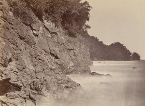Tropische Landschaft, Klippe - Limon Bay von John Moran