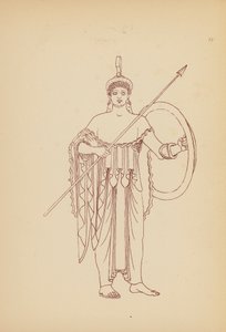 Antikes griechisches Frauenkostüm
