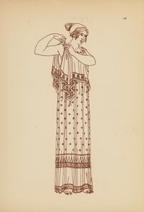 Antikes griechisches Frauenkostüm
