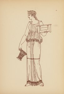 Antikes griechisches Frauenkostüm
