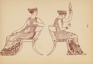 Antikes griechisches Frauenkostüm