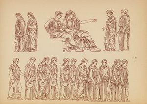 Antikes griechisches Frauenkostüm von John Moyr Smith