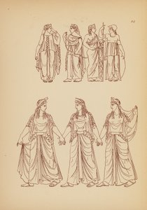 Antikes griechisches Frauenkostüm von John Moyr Smith