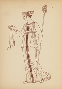 Antikes griechisches Frauenkostüm von John Moyr Smith
