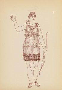 Antikes griechisches Frauenkostüm von John Moyr Smith