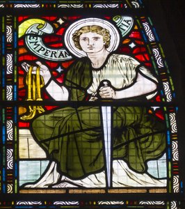 Paisley Abbey, Cottire & Co, zugeschrieben John Moyr Smith, Mäßigkeit, 1873 von John Moyr attr.to Smith