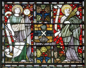 Paisley Abbey, Cottire & Co, zugeschrieben John Moyr Smith, Wahrheit & Keuschheit, 1873
