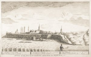 St Andrews Delineated - Eine Ansicht der Stadt St Andrews vom Nordwesten