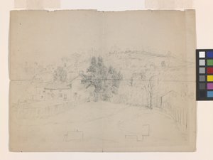 Straße in Brookville von John Otis Adams
