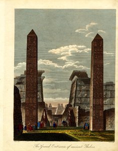 Der große Eingang des antiken Theben von John Pass